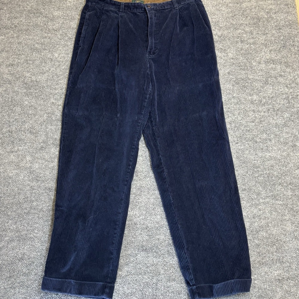 Vintage Club Room Rare Corduroy Men's Cuffed Pants 35X31